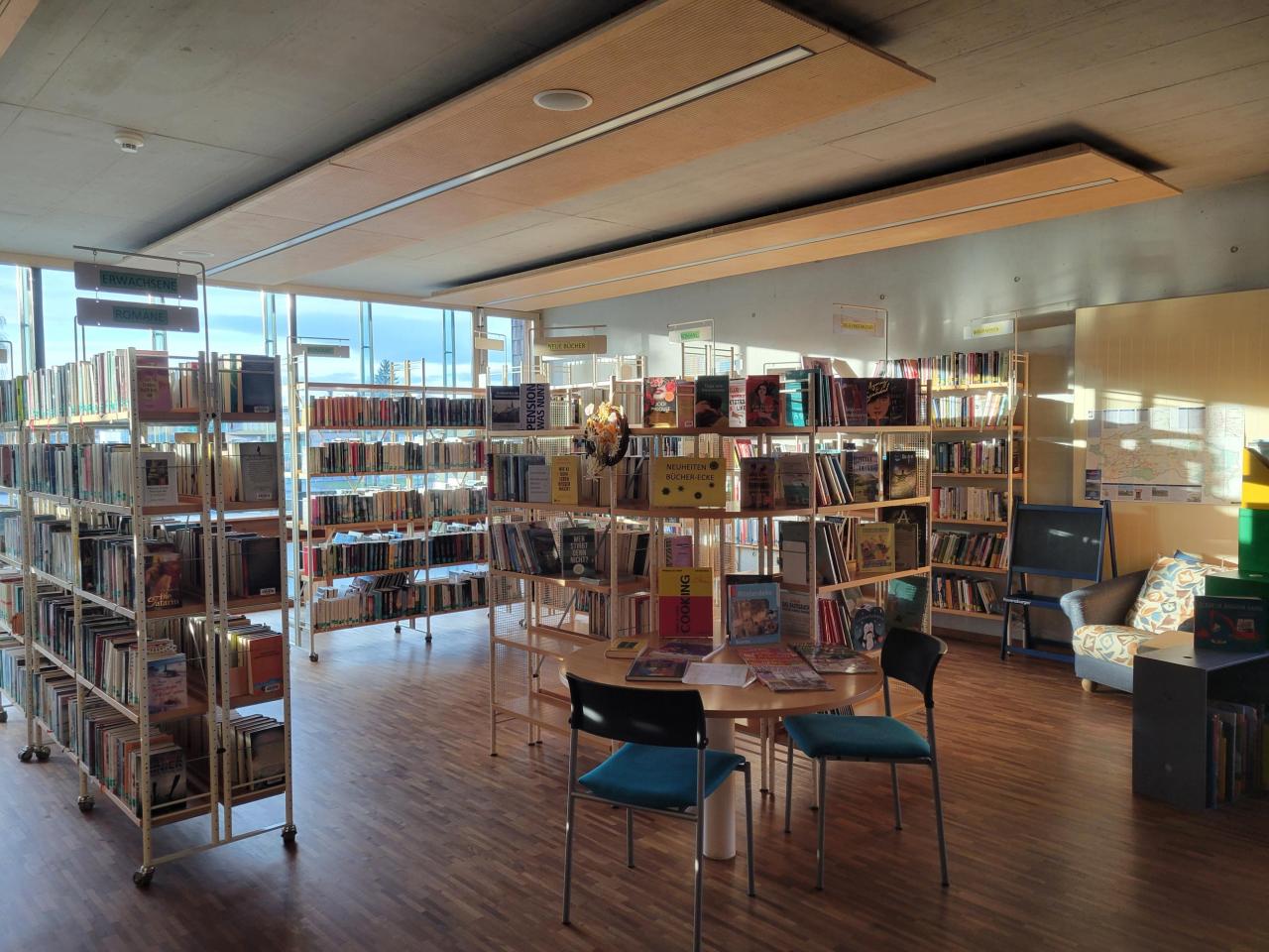 Innenansicht Bücherei