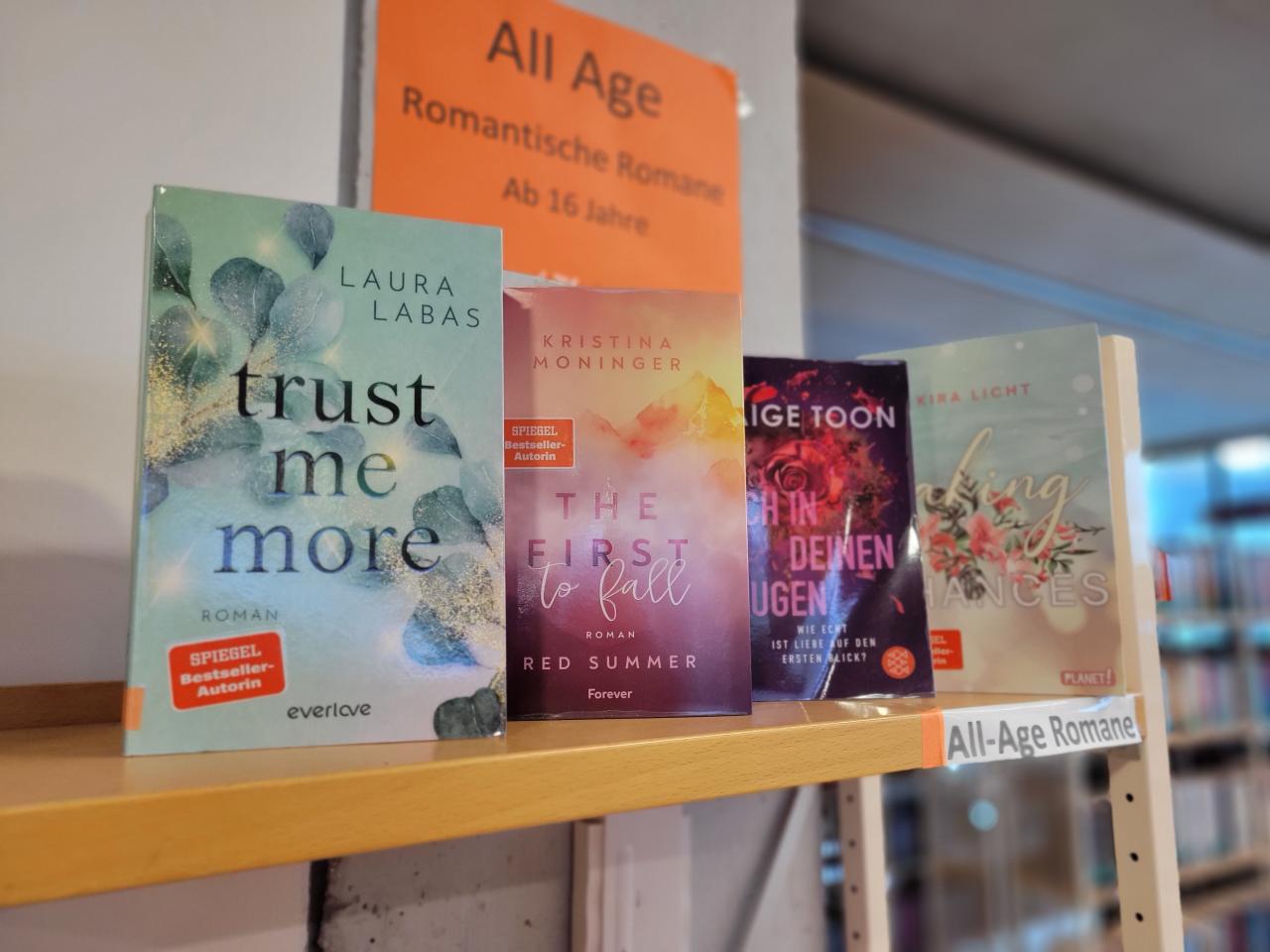 Einige New Adult Bücher