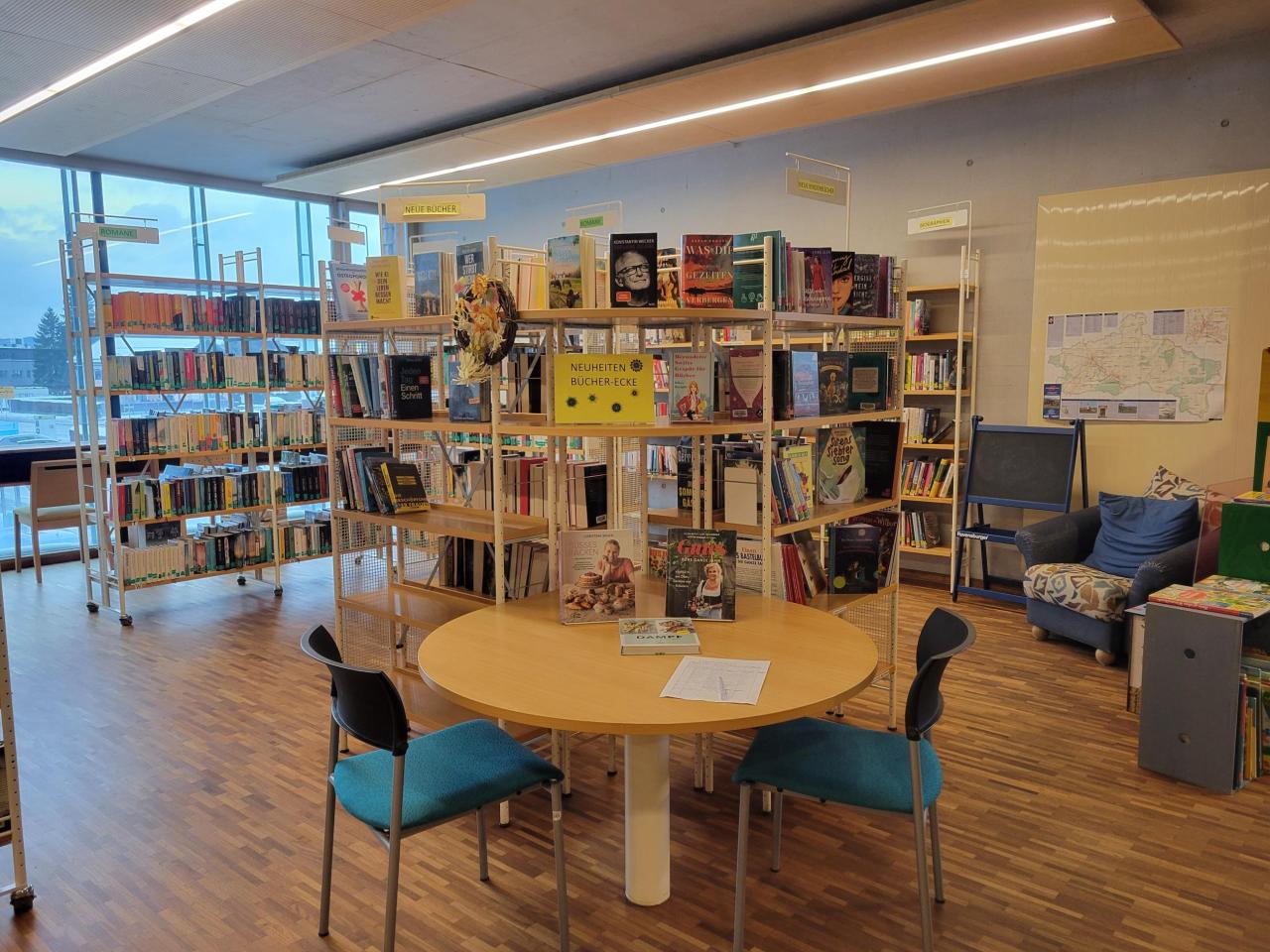 Innenansicht Bücherei