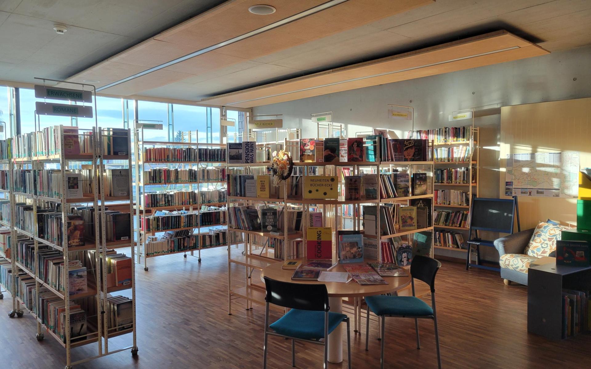 Innenansicht Bücherei