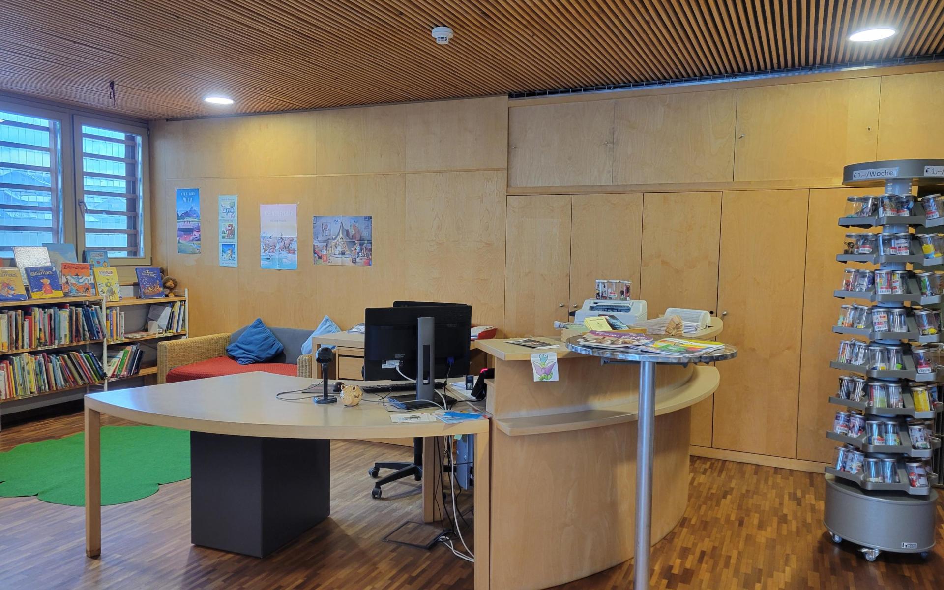 Innenansicht Bücherei